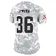 ＃36 Women's Jacob Kibodi Arctic Camo Limited Cleveland Browns 2024 Salute to Service Jersey