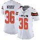 ＃36 Women's Jacob Kibodi White Limited Cleveland Browns Vapor Untouchable Jersey