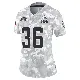 ＃36 Women's T.J. Harden Arctic Camo Limited Cleveland Browns 2024 Salute to Service Jersey