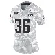 ＃36 Women's Trayveon Williams Arctic Camo Limited Cleveland Browns 2024 Salute to Service Jersey