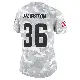 ＃36 Women's Troy Hairston Arctic Camo Limited Cleveland Browns 2024 Salute to Service Jersey