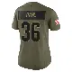 ＃36 Women's Wes Pahl Olive Limited Cleveland Browns 2025 Salute to Service Jersey