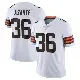 ＃36 Youth Eugene Asante White Limited Cleveland Browns Vapor Untouchable Jersey
