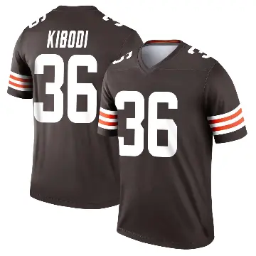 ＃36 Youth Jacob Kibodi Brown Legend Cleveland Browns Jersey
