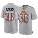 ＃36 Youth Jacob Kibodi Gray Game Cleveland Browns Atmosphere Fashion Jersey