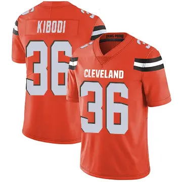 ＃36 Youth Jacob Kibodi Orange Limited Cleveland Browns Alternate Vapor Untouchable Jersey