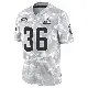 ＃36 Youth Trayveon Williams Arctic Camo Limited Cleveland Browns 2024 Salute to Service Jersey