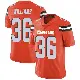 ＃36 Youth Trayveon Williams Orange Limited Cleveland Browns Alternate Vapor Untouchable Jersey