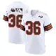 ＃36 Youth Troy Hairston White Game Cleveland Browns 1946 Collection Alternate Jersey