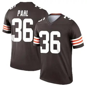 ＃36 Youth Wes Pahl Brown Legend Cleveland Browns Jersey