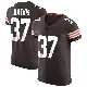 ＃37 Men's Damarri Mathis Brown Elite Cleveland Browns Vapor Jersey