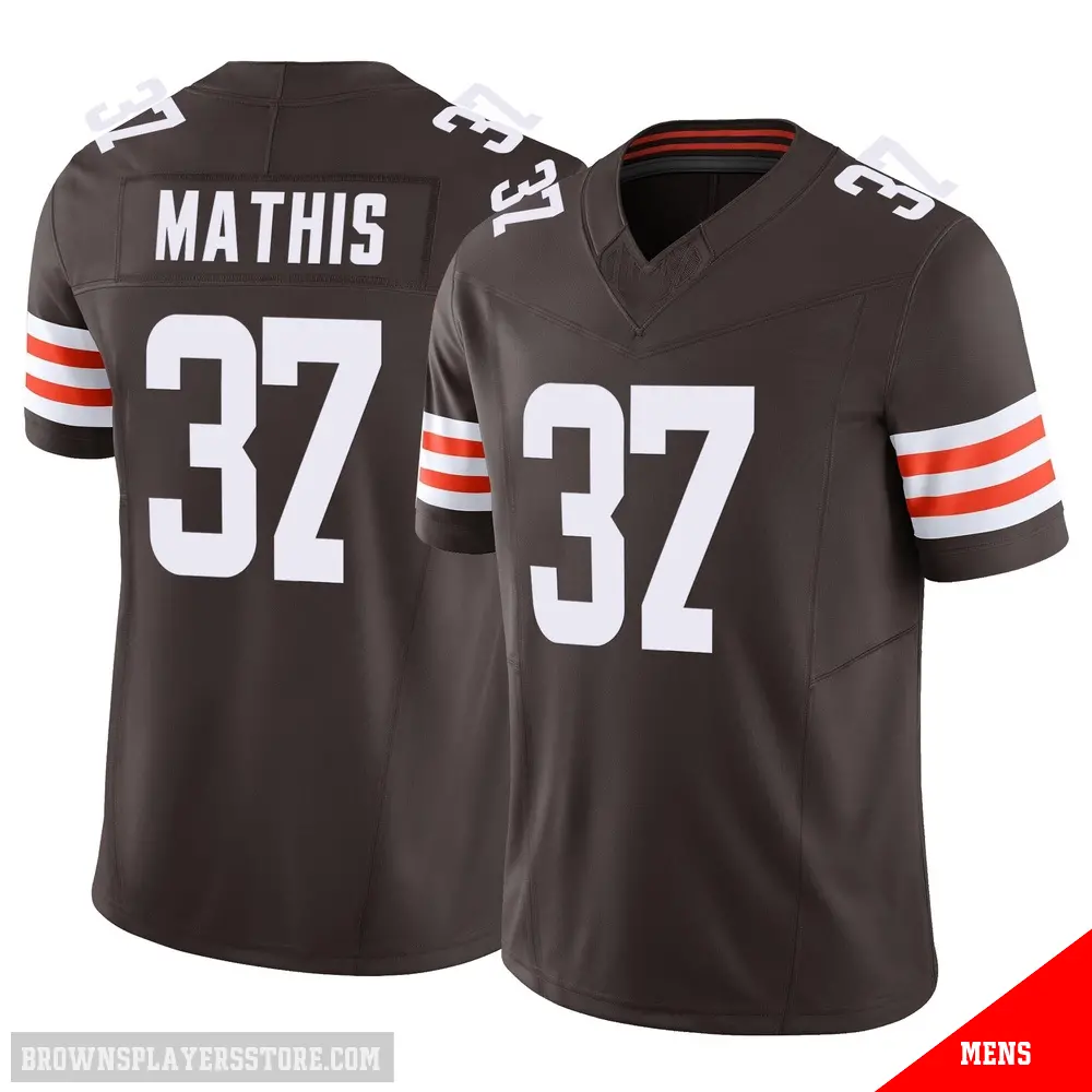 ＃37 Men's Damarri Mathis Brown Limited Cleveland Browns Vapor F.U.S.E. Jersey