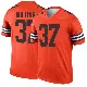 ＃37 Men's Damarri Mathis Orange Legend Cleveland Browns Inverted Jersey