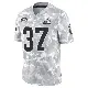 ＃37 Men's Dom Jones Arctic Camo Limited Cleveland Browns 2024 Salute to Service Jersey