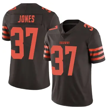 ＃37 Men's Dom Jones Brown Limited Cleveland Browns Color Rush Jersey