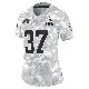 ＃37 Women's Damarri Mathis Arctic Camo Limited Cleveland Browns 2024 Salute to Service Jersey