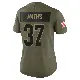 ＃37 Women's Damarri Mathis Olive Limited Cleveland Browns 2025 Salute to Service Jersey