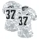 ＃37 Women's Dom Jones Arctic Camo Limited Cleveland Browns 2024 Salute to Service Jersey