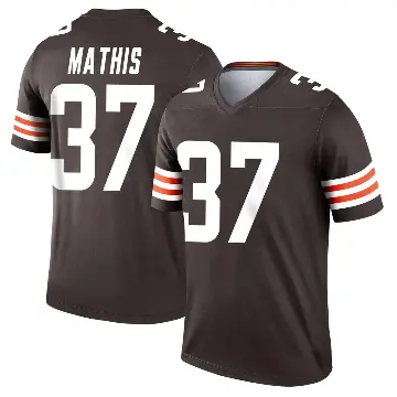 ＃37 Youth Damarri Mathis Brown Legend Cleveland Browns Jersey