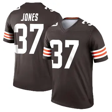 ＃37 Youth Dom Jones Brown Legend Cleveland Browns Jersey
