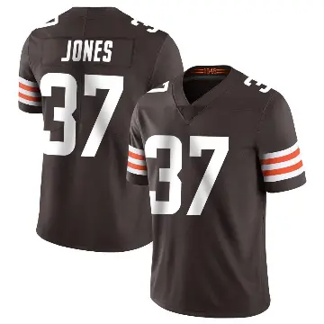 ＃37 Youth Dom Jones Brown Limited Cleveland Browns Team Color Vapor Untouchable Jersey