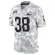 ＃38 Men's Ben Patterson Arctic Camo Limited Cleveland Browns 2024 Salute to Service Jersey