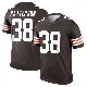 ＃38 Men's Ben Patterson Brown Legend Cleveland Browns Jersey
