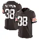 ＃38 Men's Ben Patterson Brown Limited Cleveland Browns Team Color Vapor Untouchable Jersey