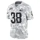 ＃38 Men's Jaleel McLaughlin Arctic Camo Limited Cleveland Browns 2024 Salute to Service Jersey