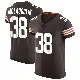 ＃38 Men's Jaleel McLaughlin Brown Elite Cleveland Browns Vapor Jersey