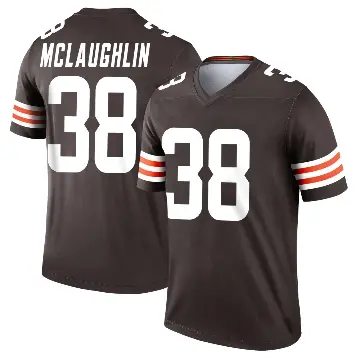 ＃38 Men's Jaleel McLaughlin Brown Legend Cleveland Browns Jersey