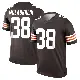 ＃38 Men's Jaleel McLaughlin Brown Legend Cleveland Browns Jersey