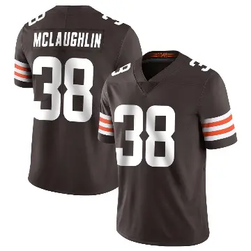 ＃38 Men's Jaleel McLaughlin Brown Limited Cleveland Browns Team Color Vapor Untouchable Jersey