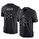 ＃38 Men's Keenan Isaac Black Limited Cleveland Browns Reflective Jersey
