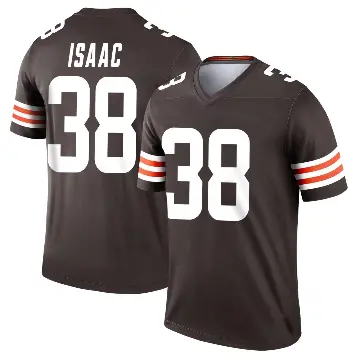 ＃38 Men's Keenan Isaac Brown Legend Cleveland Browns Jersey