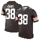 ＃38 Men's Keenan Isaac Brown Legend Cleveland Browns Jersey