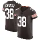 ＃38 Men's Reid Carrico Brown Elite Cleveland Browns Vapor Jersey