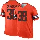 ＃38 Men's Reid Carrico Orange Legend Cleveland Browns Inverted Jersey