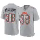 ＃38 Men's Trayveon Williams Gray Game Cleveland Browns Atmosphere Fashion Jersey