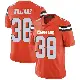 ＃38 Men's Trayveon Williams Orange Limited Cleveland Browns Alternate Vapor Untouchable Jersey