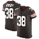 ＃38 Men's Winston Wright Brown Elite Cleveland Browns Vapor Jersey
