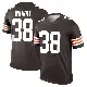 ＃38 Men's Winston Wright Brown Legend Cleveland Browns Jersey