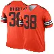 ＃38 Men's Winston Wright Orange Legend Cleveland Browns Inverted Jersey
