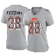 ＃38 Women's Ben Patterson Gray Game Cleveland Browns Atmosphere Fashion Jersey