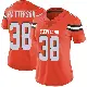 ＃38 Women's Ben Patterson Orange Limited Cleveland Browns Alternate Vapor Untouchable Jersey