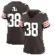 ＃38 Women's Jaelen Gill Brown Game Cleveland Browns Team Color Jersey