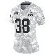 ＃38 Women's Jaleel McLaughlin Arctic Camo Limited Cleveland Browns 2024 Salute to Service Jersey