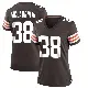 ＃38 Women's Jaleel McLaughlin Brown Game Cleveland Browns Team Color Jersey