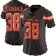 ＃38 Women's Jaleel McLaughlin Brown Limited Cleveland Browns Team Color Vapor Untouchable Jersey