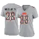 ＃38 Women's Jaleel McLaughlin Gray Game Cleveland Browns Atmosphere Fashion Jersey